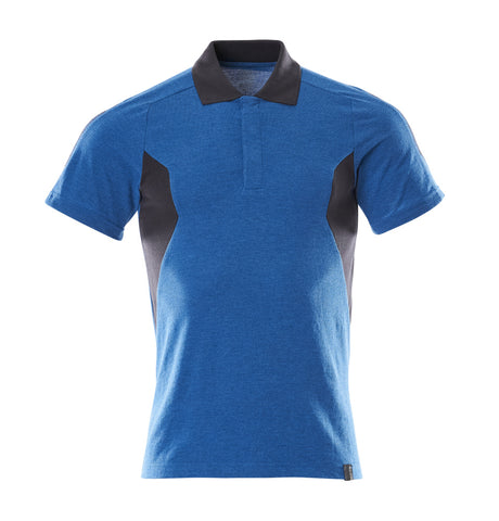 Mascot Accelerate Modern Fit Polo Shirt #colour_azure-blue-dark-navy
