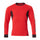 Mascot Accelerate Modern Fit Sweatshirt #colour_traffic-red-black