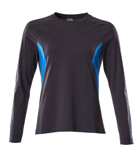 Mascot Accelerate Ladies Long-Sleeved T-Shirt #colour_dark-navy-azure-blue