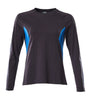 Mascot Accelerate Ladies Long-Sleeved T-Shirt #colour_dark-navy-azure-blue