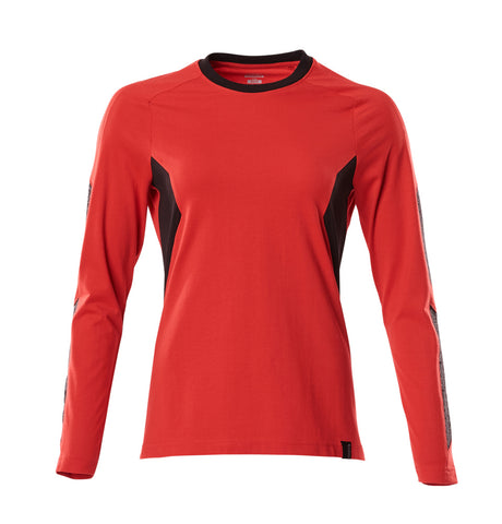 Mascot Accelerate Ladies Long-Sleeved T-Shirt #colour_traffic-red-black
