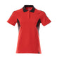 Mascot Accelerate Ladies Fit Polo Shirt #colour_traffic-red-black