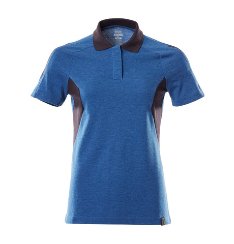 Mascot Accelerate Ladies Fit Polo Shirt #colour_azure-blue-dark-navy
