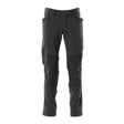 Mascot Accelerate Stretch Trousers with Kneepad Pockets - Black #colour_black