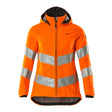 Mascot Safe Supreme Ladies Fit Softshell Jacket #colour_hi-vis-orange