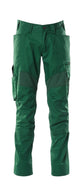 Mascot Accelerate Trousers with Kneepad Pockets - Green #colour_green