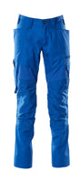 Mascot Accelerate Trousers with Kneepad Pockets - Azure Blue #colour_azure-blue