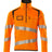 Mascot Accelerate Safe Knitted Jumper with Half Zip #colour_high-vis-orange-dark-anthracite