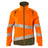 Mascot Accelerate Safe Ladies Fit Ultimate Stretch Work Jacket #colour_hi-vis-orange-moss-green