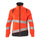 Mascot Accelerate Safe Ladies Fit Ultimate Stretch Work Jacket #colour_hi-vis-red-dark-navy