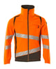 Mascot Accelerate Safe Ultimate Stretch Work Jacket #colour_hi-vis-orange-dark-anthracite