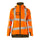 Mascot Accelerate Safe Ladies Lightweight Outer Shell Jacket #colour_hi-vis-orange-moss-green