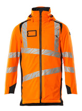 Mascot Accelerate Safe Lightweight Parka with CLIMascot #colour_hi-vis-orange-dark-navy