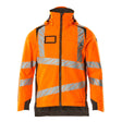 Mascot Accelerate Safe Lightweight Winter Jacket with CLIMascot - Hi-Vis Orange/Dark Anthracite #colour_hi-vis-orange-dark-anthracite