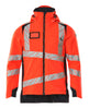 Mascot Accelerate Safe Lightweight Winter Jacket with CLIMascot - Hi-Vis Red/Dark Navy #colour_hi-vis-red-dark-navy