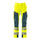 Mascot Accelerate Safe Trousers with Kneepad Pockets - Hi-Vis Yellow/Dark Petroleum #colour_hi-vis-yellow-dark-petroleum