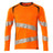 Mascot Accelerate Safe Modern Fit Long-Sleeved T-shirt #colour_hi-vis-orange-dark-navy