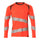 Mascot Accelerate Safe Modern Fit Long-Sleeved T-shirt #colour_hi-vis-red-dark-anthracite
