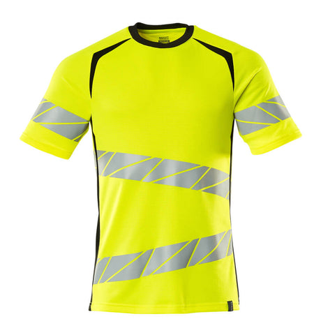 Mascot Accelerate Safe Modern Fit T-shirt #colour_hi-vis-yellow-black