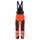 Mascot Accelerate Safe Winter Trousers with Kneepad Pockets #colour_hi-vis-red-dark-navy