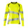 Mascot Accelerate Safe Ladies Fit Long-Sleeved T-shirt #colour_hi-vis-yellow-black