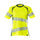 Mascot Accelerate Safe Ladies Fit T-shirt #colour_hi-vis-yellow-dark-petroleum