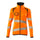 Mascot Accelerate Safe Ladies Microfleece Jacket with Zipper #colour_hi-vis-orange-dark-navy