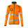 Mascot Accelerate Safe Ladies Microfleece Jacket with Zipper #colour_hi-vis-orange-moss-green