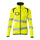 Mascot Accelerate Safe Ladies Microfleece Jacket with Zipper #colour_hi-vis-yellow-dark-navy