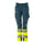 Mascot Accelerate Safe Ladies Diamond Fit Trousers with Kneepad Pockets - Petrol/Hi-Vis Yellow #colour_petrol-hi-vis-yellow