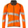 Mascot Accelerate Safe Modern Fit Zippered Sweatshirt #colour_hi-vis-orange-dark-anthracite