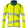 Mascot Accelerate Safe Modern Fit Zippered Sweatshirt #colour_hi-vis-yellow-dark-anthracite