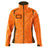 Mascot Accelerate Safe Ladies Fit Softshell Jacket with Reflectors #colour_hi-vis-orange-moss-green