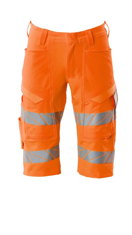 Mascot Accelerate Safe Ultimate Stretch Shorts #colour_hi-vis-orange