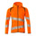 Mascot Accelerate Safe Hoodie with Zipper #colour_hi-vis-orange-moss-green