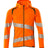 Mascot Accelerate Safe Hoodie with Zipper #colour_hi-vis-orange-moss-green