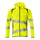 Mascot Accelerate Safe Hoodie with Zipper #colour_hi-vis-yellow-dark-navy
