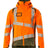 Mascot Accelerate Safe Lightweight Lined Outer Shell Jacket #colour_hi-vis-orange-moss-green