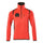 Mascot Accelerate Safe Microfleece Jacket with Half Zip #colour_hi-vis-red-dark-anthracite