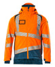 Mascot Accelerate Safe Winter Jacket with CLIMascot #colour_hi-vis-orange-dark-petroleum