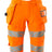 Mascot Accelerate Safe Stretch Shorts with Holster Pockets #colour_hi-vis-orange