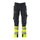 Mascot Accelerate Safe Ultimate Stretch Trousers with Thigh Pockets - Dark Navy/Hi-Vis Yellow #colour_dark-navy-hi-vis-yellow