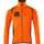 Mascot Accelerate Safe Microfleece Jacket with Half Zip #colour_hi-vis-orange-moss-green