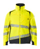 Mascot Accelerate Safe Winter Jacket with CLIMascot #colour_hi-vis-yellow-dark-navy