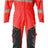 Mascot Accelerate Safe Boilersuit with Kneepad Pockets #colour_hi-vis-red-dark-navy