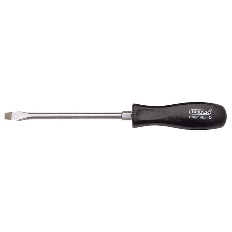 Draper Plain Slot Mechanics Screwdriver (8mm x 150mm)