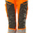 Mascot Accelerate Safe Ladies Diamond Fit Trousers with Kneepad Pockets #colour_hi-vis-orange-grey