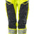 Mascot Accelerate Safe Ladies Diamond Fit Trousers with Kneepad Pockets #colour_hi-vis-yellow-navy