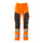 Mascot Accelerate Safe Trousers with Kneepad Pockets - Hi-Vis Orange/Dark Navy #colour_hi-vis-orange-dark-navy