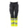Mascot Accelerate Safe Ladies Diamond Fit Trousers with Kneepad Pockets #colour_navy-hi-vis-yellow